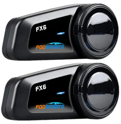 Obrázok produktu pre Slúchadlá Bluetooth FODSPORTS FX6 pre motocykle (balenie obsahuje 2 kusy)
