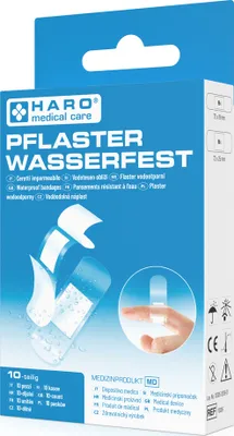 Produktbild von HARO Pflaster-Strips wasserfest transparent 10er Pack