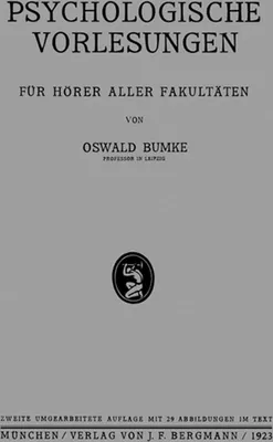 Produktbild von Psychologische Vorlesungen