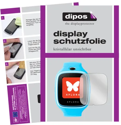 Produktbild von 2x Schutzfolie für XPLORA 3S klar Displayschutzfolie Folie Display Schutz dipos