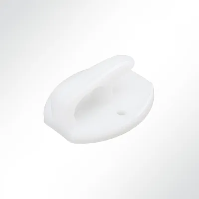 Produktbild von Lysel® Kombi-Nylonhaken groß mit Ring, (BxL) 47x55mm in Weiß (1 Stück)