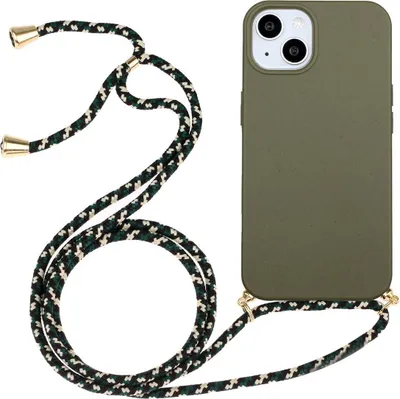 Produktbild von König Design Hülle kompatibel mit Apple iPhone 15 Kunststoff Soft Handyhülle - Handy Case Armeegrün