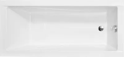 Produktbild von Badewanne MODERN SLIM 140x70 mit Füßen, mit Siphon (ohne Schürze)