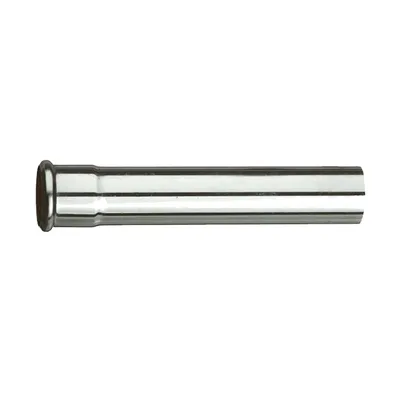 Produktbild von tecuro Spülrohrverlängerung Ø 28 mm für WC-Druckspüler 250 mm, mit Gummi-O-Ring, Messing verchromt