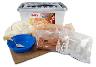 Produktbild von Bausatz Teifoc, Starter-Set, 100 Stück, 30x14x19 cm, in einer Kunststoffbox