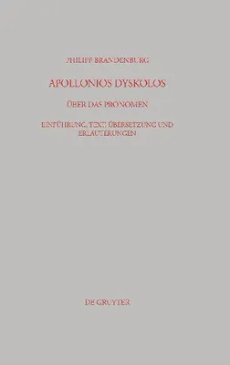 Produktbild von Apollonios Dyskolos. Über das Pronomen