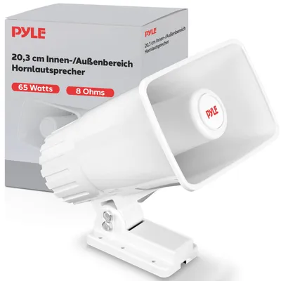 Immagine prodotto di Pyle PHSP5, altoparlante a 1 via, 1.0 canali per canale, con cavo, 65 W, risposta in frequenza da 50 a 5000 Hz, colore bianco