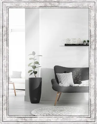 Produktbild von MendeFrames H460 Wandspiegel Vintage Optik Silber 50x65 cm