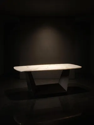 Produktbild von Esstisch Modern Grau Edel Luxus Design Marmor Optik Keramik Tisch