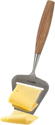 Obrázok produktu pre krájač na syr Boska Oslo+ / nepriľnavý povrch / európske dubové drevo / nerezová oceľ / ergonomický / multifunkčný