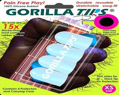 Produktbild von Gorilla Tips - Silikon Fingerschutz, Größe: XS (bis 44 mm)