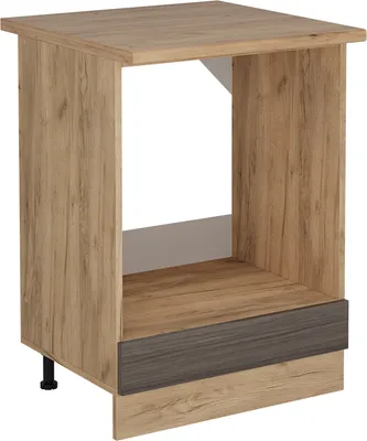 Produktbild von Herdumbauschrank Vicco R-Line Edelgrau 60 cm , AP Eiche, Model 53379