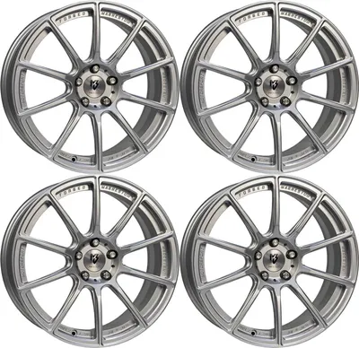 Produktbild von MB Design Felgen MF1 8.0Jx19 ET 33 5x110 Diamant Silber 4-MF18019335FZ-S2 kompatibel mit Opel Adam S Astra Corsa Meriva Zafira