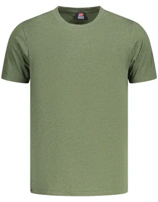 Produktbild von Grünes Herren T-Shirt Norwegen 1963 mit Stickerei und Rundhals
