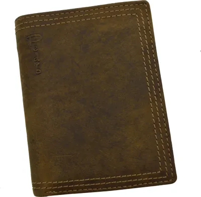Produktbild von flevado Pedro Italy Portemonnaie aus geöltem naturbelassenen Leder mit dreifach Naht Herren Brieftasche mit Geschenkbeutel