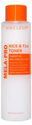 Produktbild von NINE LESS MELA-PRO Rice & TXA Toner 200 ml - aufhellendes Gesichtswasser