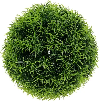 Produktbild von Grüne Deko Gras-Kugel künstlich Ø18cm Tischdeko Fensterbank