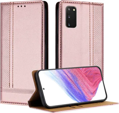 Produktbild von Handyhülle für Samsung Galaxy S20 Leder Flip Klappbare Schutzhülle mit Standfunktion Pink