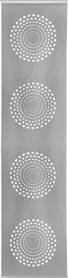 Produktbild von Gerster Flächenvorhang, Lasertechnik B = 60 x H =245 cmTransparent We Graphisch grau