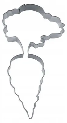 Produktbild von EkoForemki Karotten-Ausstecher 9,6 cm Edelstahl