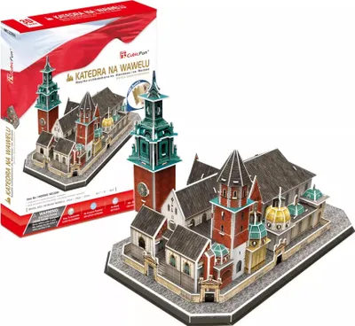 Zdjęcie produktu dla Puzzle 3D Katedra na Wawelu 101 elementów