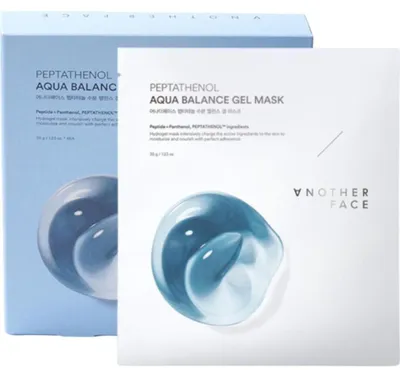 Produktbild von ANOTHER FACE ANOTHER FACE Set Hydrogel-Masken mit Panthenol und Aqua Balance Peptiden, 4 x 35 g