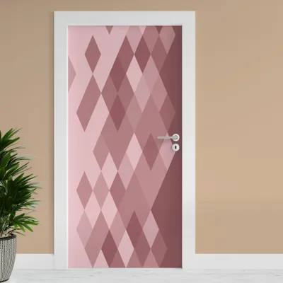 Produktbild von Türfolie "Karomuster" 90x200cm Türposter Deko Aufkleber Folie Tapete TF02-28