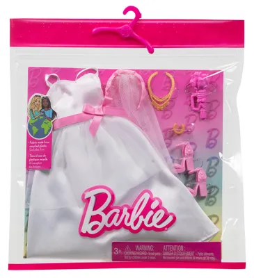 Imagen del producto de Barbie HWV76, conjunto de ropa para muñecas, a partir de 3 años, 25 g