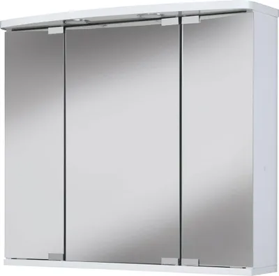 Immagine prodotto di Armadio a specchio LED Doro, 67,4 x 60 cm, legno, bianco