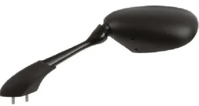 Produktbild von VICMA Spiegel EY577I Links für YAMAHA MOTORCYCLES FZS 150mm 90mm Kunststoff