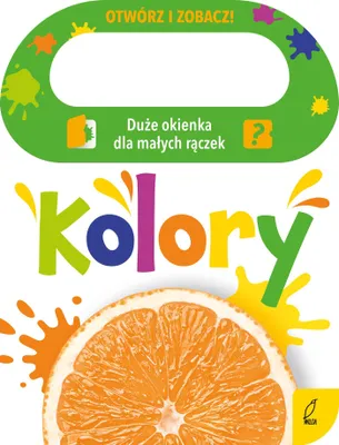 Obrázok produktu pre Otwierana książeczka edukacyjna Kolory dla dzieci