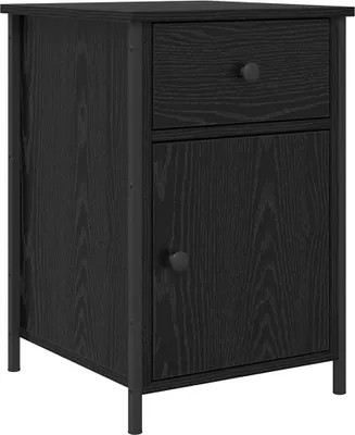 Immagine prodotto di Armadio da Notte Rovere Nero 40 x 42 x 60 cm Legno multistrato