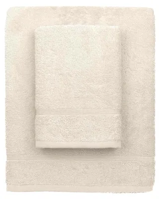 Produktbild von Badetücher-Set in Creme, Elfenbein, 2-teilig, einfarbig, 100% Baumwolle
