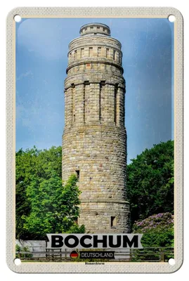 Produktbild von Blechschild Städte Bochum Bismarckturm Architektur 12x18cm Schild