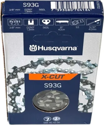 A box of Husqvarna chainsaw chain.