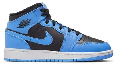 Produktbild von Jordan 1 Mid University Blue Black (GS) - EU 35.5
