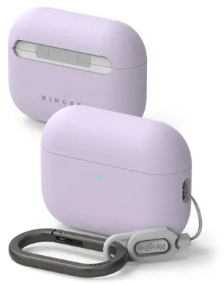 Zdjęcie produktu dla Ringke Silicone Apple Airpods Pro 3 Jasnofioletowy