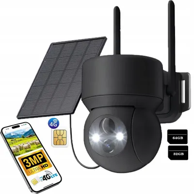 Produktbild von ieGeek 4G LTE Schwenkbare IP-Kamera 3MP Outdoor