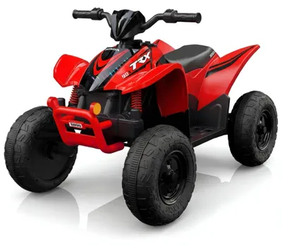 Zdjęcie produktu dla Honda TRX90X – elektryczny quad dla dzieci 12 V (3–6 lat) – oficjalnie licencjonowany, z oponami EVA, 4 silnikami i Bluetooth – elektryczny quad dla dzieci – czerwony
