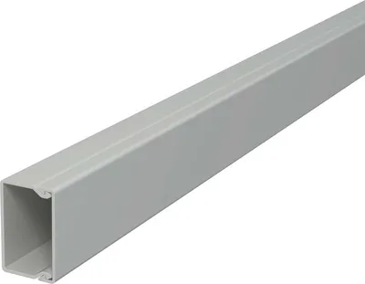 Produktbild von OBO WDK40040GR Wand-u.Deckenkanal m.Bodenlochung 40x40x2000 PVC 6025447