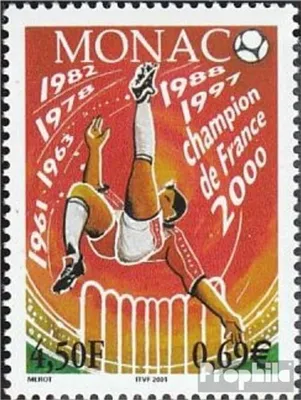 Produktbild von Briefmarken Monaco 2000 Mi 2546 (kompl.Ausg.) postfrisch Fußballmeisterschaft