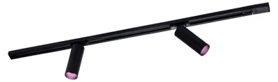 Produktbild von Ledvion Schienensystem lampen 1m 1-Phasen Schwarz 2-flammig RGB