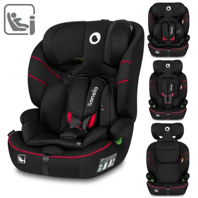 Produktbild von Lionelo Levi i-Size Autokindersitz ab 15 Monaten bis 12 Jahre bis 18kg - Sporty Black