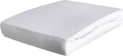 Produktbild von Boxspring-Spannbettlaken - Weiß - Elastic-Jersey - 140 x 200 cm