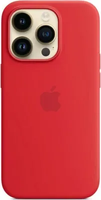 Image de Etui Apple Mptg3Zm/A Iphone 14 Pro 6,1 Magsafe Czerwony/Red Silicone Case