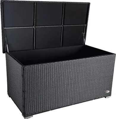 Produktbild von Auflagenbox Venezia 146x83x80 cm rostfrei, belüftet, Deckel als Tischplatte