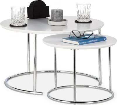 Image de Table d'état en lot de 2