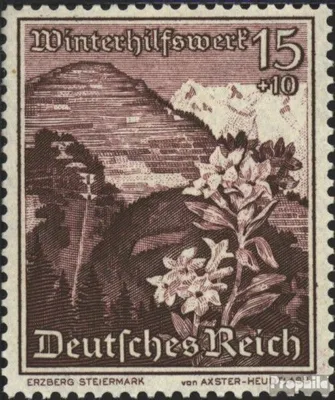 Produktbild von Briefmarken Deutsches Reich 1938 Mi 681 postfrisch Winterhilfswerk:Landschaften/Blumen