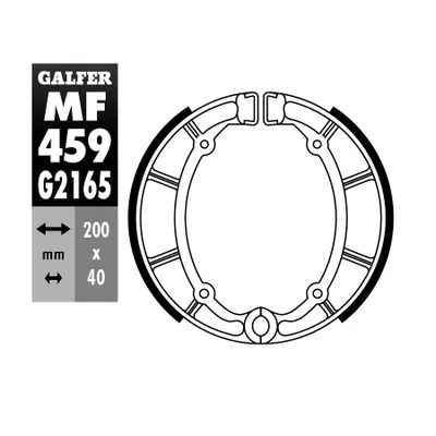 Image de Galfer Plaquette de frein MF459