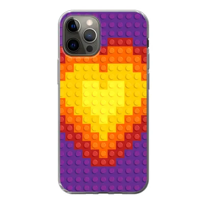 Produktbild von MuchoWow® Handyhülle Schutzhülle Hülle für iPhone 13 Pro Muster - Herz Silikon Softcase Handy Hülle - Handy-Tasche